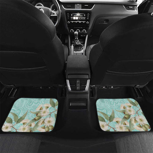 Australia Red Wattlebird Car Mats Eucalyptus Alba Indigenous Art - Aussie Hoodie