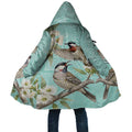 Australia Red Wattlebird Cloak Eucalyptus Alba Indigenous Art - Aussie Hoodie