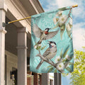 Australia Red Wattlebird Garden Flag Eucalyptus Alba Indigenous Art - Aussie Hoodie