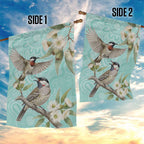 Australia Red Wattlebird Garden Flag Eucalyptus Alba Indigenous Art - Aussie Hoodie