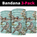 Australia Red Wattlebird Neck Gaiter Eucalyptus Alba Indigenous Art - Aussie Hoodie