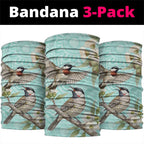 Australia Red Wattlebird Neck Gaiter Eucalyptus Alba Indigenous Art - Aussie Hoodie