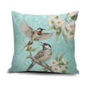 Australia Red Wattlebird Pillow Cover Eucalyptus Alba Indigenous Art - Aussie Hoodie