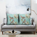 Australia Red Wattlebird Pillow Cover Eucalyptus Alba Indigenous Art - Aussie Hoodie
