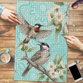 Australia Red Wattlebird Puzzle Eucalyptus Alba Indigenous Art - Aussie Hoodie