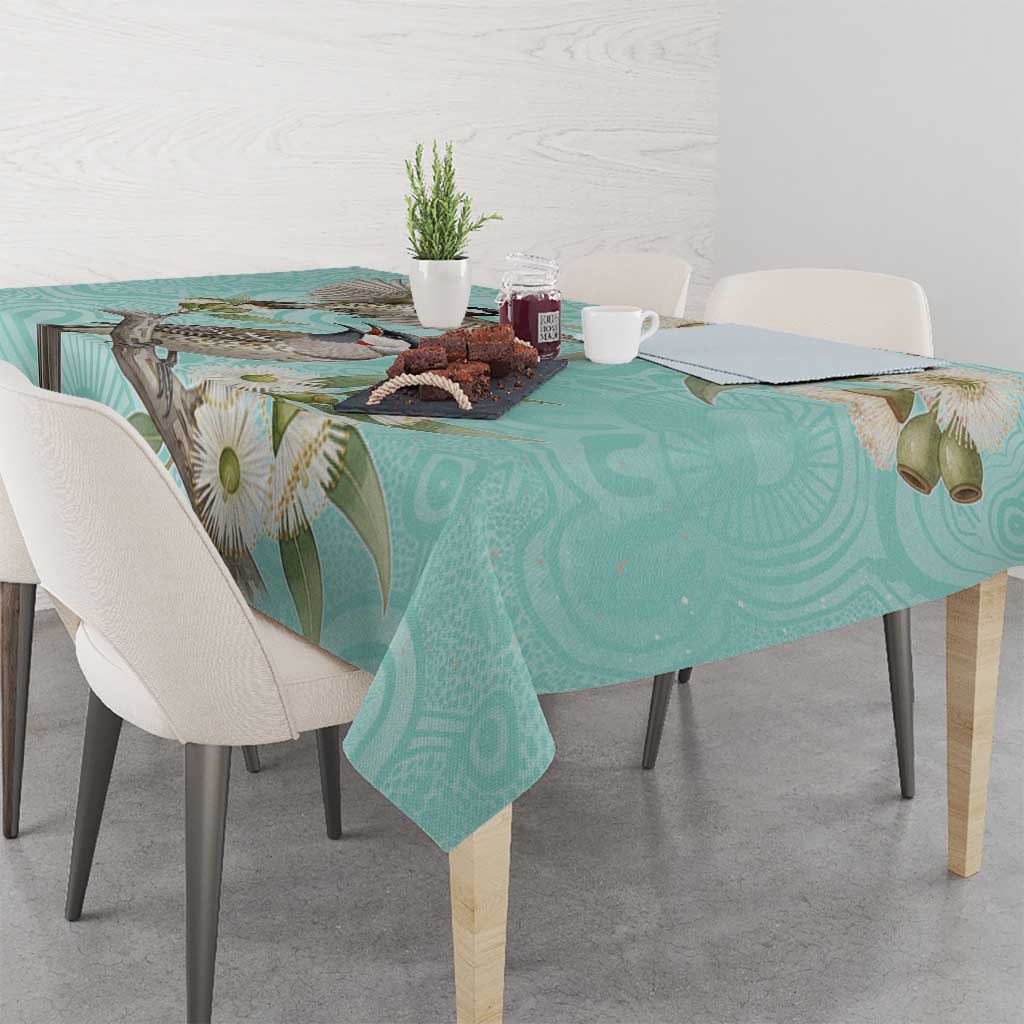 Australia Red Wattlebird Tablecloth Eucalyptus Alba Indigenous Art - Aussie Hoodie