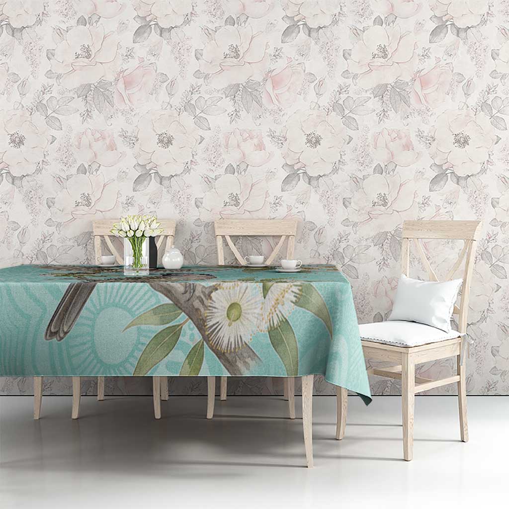 Australia Red Wattlebird Tablecloth Eucalyptus Alba Indigenous Art - Aussie Hoodie