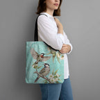 Australia Red Wattlebird Tote Bag Eucalyptus Alba Indigenous Art - Aussie Hoodie