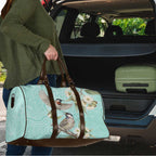 Australia Red Wattlebird Travel Bag Eucalyptus Alba Indigenous Art - Aussie Hoodie