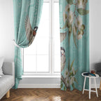 Australia Red Wattlebird Window Curtain Eucalyptus Alba Indigenous Art - Aussie Hoodie