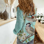 Australia Red Wattlebird Women Casual Shirt Eucalyptus Alba Indigenous Art - Aussie Hoodie