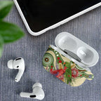 Australia Moluccan Eclectus AirPods Case Australian Native Flowers Indigenous Art - Aussie Hoodie
