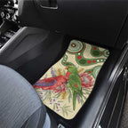 Australia Moluccan Eclectus Car Mats Australian Native Flowers Indigenous Art - Aussie Hoodie