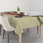 Australia Moluccan Eclectus Tablecloth Australian Native Flowers Indigenous Art - Aussie Hoodie