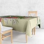 Australia Moluccan Eclectus Tablecloth Australian Native Flowers Indigenous Art - Aussie Hoodie