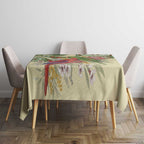 Australia Moluccan Eclectus Tablecloth Australian Native Flowers Indigenous Art - Aussie Hoodie