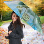 Australia Azure Kingfisher Umbrella Ceyx Azureus Sacred Lotus Watercolor - Aussie Hoodie