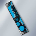 Australia Azure Kingfisher Auto Sun Shade Australian Native Flowers Indigenous Art - Aussie Hoodie