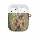 Australia Eastern Spinebill AirPods Case Aussie Honeyeater Bottlebrush Indigenous Art - Aussie Hoodie