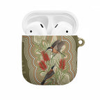 Australia Eastern Spinebill AirPods Case Aussie Honeyeater Bottlebrush Indigenous Art - Aussie Hoodie