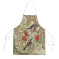 Australia Eastern Spinebill Apron Aussie Honeyeater Bottlebrush Indigenous Art - Aussie Hoodie