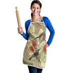 Australia Eastern Spinebill Apron Aussie Honeyeater Bottlebrush Indigenous Art - Aussie Hoodie