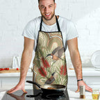 Australia Eastern Spinebill Apron Aussie Honeyeater Bottlebrush Indigenous Art - Aussie Hoodie