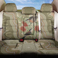 Australia Eastern Spinebill Back Car Seat Cover Aussie Honeyeater Bottlebrush Indigenous Art - Aussie Hoodie