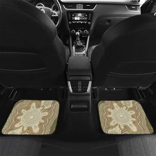 Australia Eastern Spinebill Car Mats Aussie Honeyeater Bottlebrush Indigenous Art - Aussie Hoodie
