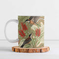 Australia Eastern Spinebill Ceramic Mug Aussie Honeyeater Bottlebrush Indigenous Art - Aussie Hoodie