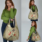 Australia Eastern Spinebill Grocery Bag Aussie Honeyeater Bottlebrush Indigenous Art - Aussie Hoodie