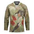 Australia Eastern Spinebill Hockey Jersey Aussie Honeyeater Bottlebrush Indigenous Art - Aussie Hoodie