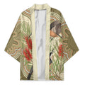 Australia Eastern Spinebill Kimono Aussie Honeyeater Bottlebrush Indigenous Art - Aussie Hoodie