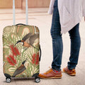 Australia Eastern Spinebill Luggage Cover Aussie Honeyeater Bottlebrush Indigenous Art - Aussie Hoodie