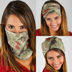 Australia Eastern Spinebill Neck Gaiter Aussie Honeyeater Bottlebrush Indigenous Art - Aussie Hoodie