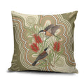 Australia Eastern Spinebill Pillow Cover Aussie Honeyeater Bottlebrush Indigenous Art - Aussie Hoodie