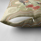 Australia Eastern Spinebill Pillow Cover Aussie Honeyeater Bottlebrush Indigenous Art - Aussie Hoodie