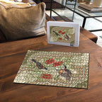Australia Eastern Spinebill Puzzle Aussie Honeyeater Bottlebrush Indigenous Art - Aussie Hoodie