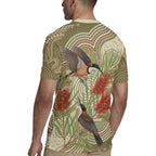 Australia Eastern Spinebill Rugby Jersey Aussie Honeyeater Bottlebrush Indigenous Art - Aussie Hoodie