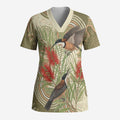 Australia Eastern Spinebill Scrub Top Aussie Honeyeater Bottlebrush Indigenous Art - Aussie Hoodie