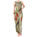 Australia Eastern Spinebill Tank Maxi Dress Aussie Honeyeater Bottlebrush Indigenous Art - Aussie Hoodie