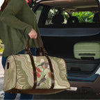 Australia Eastern Spinebill Travel Bag Aussie Honeyeater Bottlebrush Indigenous Art - Aussie Hoodie