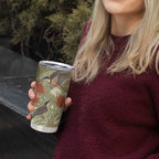 Australia Eastern Spinebill Tumbler Cup Aussie Honeyeater Bottlebrush Indigenous Art - Aussie Hoodie