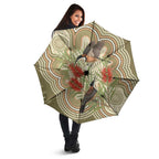Australia Eastern Spinebill Umbrella Aussie Honeyeater Bottlebrush Indigenous Art - Aussie Hoodie