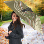 Australia Eastern Spinebill Umbrella Aussie Honeyeater Bottlebrush Indigenous Art - Aussie Hoodie