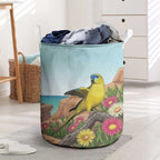 Australia Rock Parrot Laundry Basket Pigface Carpobrotus Rocky Island Vibes - Aussie Hoodie