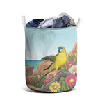 Australia Rock Parrot Laundry Basket Pigface Carpobrotus Rocky Island Vibes - Aussie Hoodie