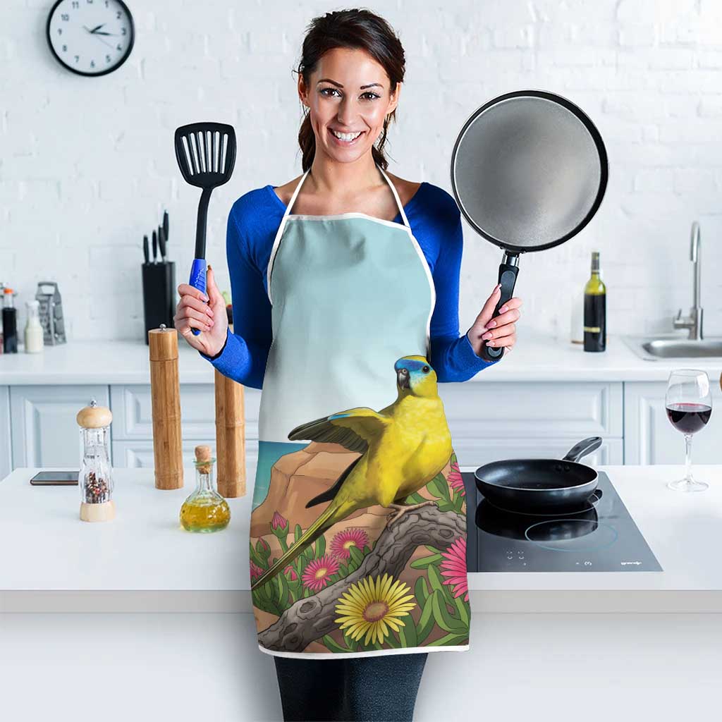 Australia Rock Parrot Apron Pigface Carpobrotus Rocky Island Vibes - Aussie Hoodie