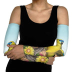 Australia Rock Parrot Arm Sleeves Pigface Carpobrotus Rocky Island Vibes - Aussie Hoodie