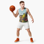 Australia Rock Parrot Basketball Jersey Pigface Carpobrotus Rocky Island Vibes - Aussie Hoodie